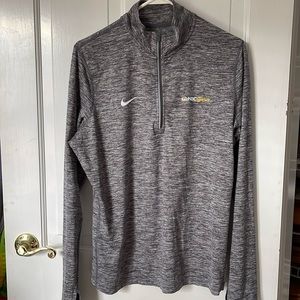 Nike Dri-Fit Size XL NBC Sports 3/4 Gray Pullover